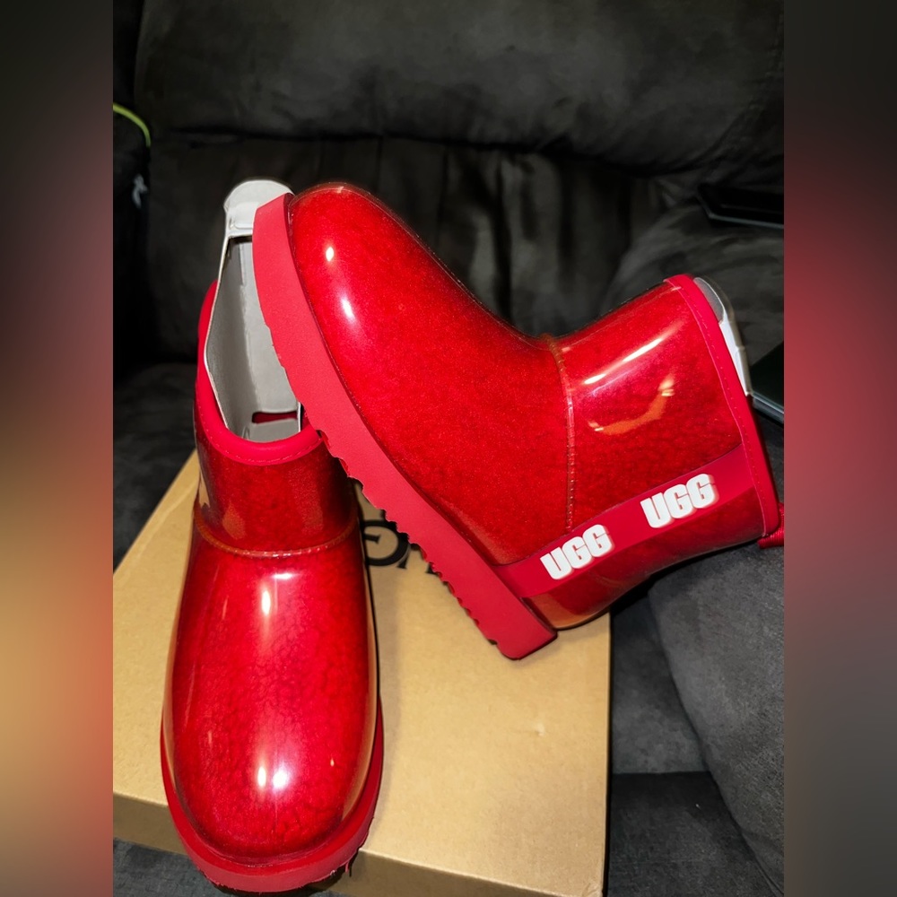 Red UGG boots NWT